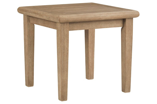 Gerianne Grayish Brown End Table - Gate FurnitureOutdoor Products
