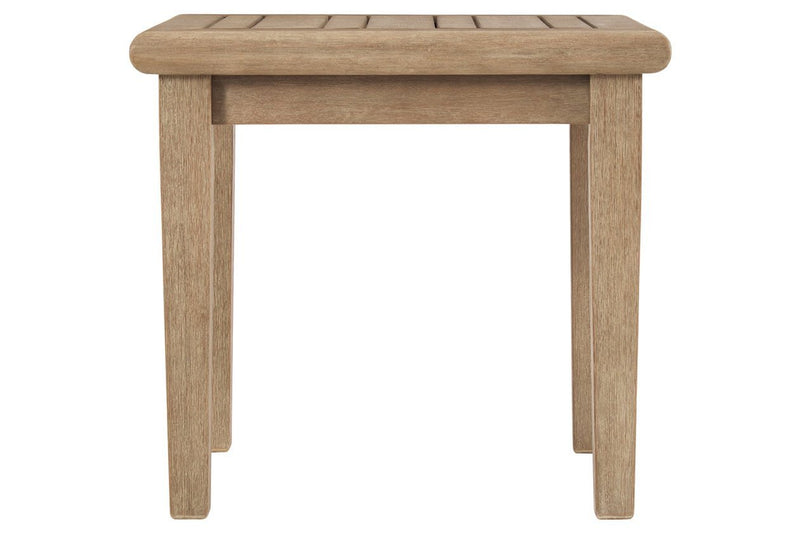 Gerianne Grayish Brown End Table - Gate FurnitureOutdoor Products