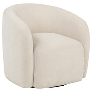 Gerley Chenille Upholstered Swivel Accent Chair Beige - 902473