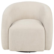Gerley Chenille Upholstered Swivel Accent Chair Beige - 902473