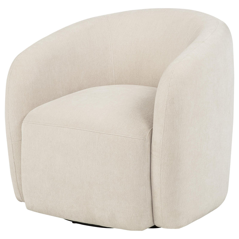 Gerley Chenille Upholstered Swivel Accent Chair Beige - 902473