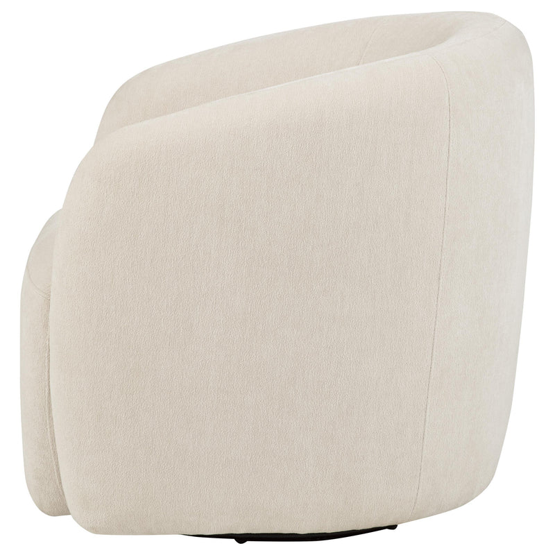 Gerley Chenille Upholstered Swivel Accent Chair Beige - 902473