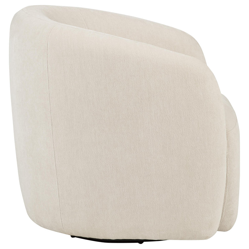 Gerley Chenille Upholstered Swivel Accent Chair Beige - 902473