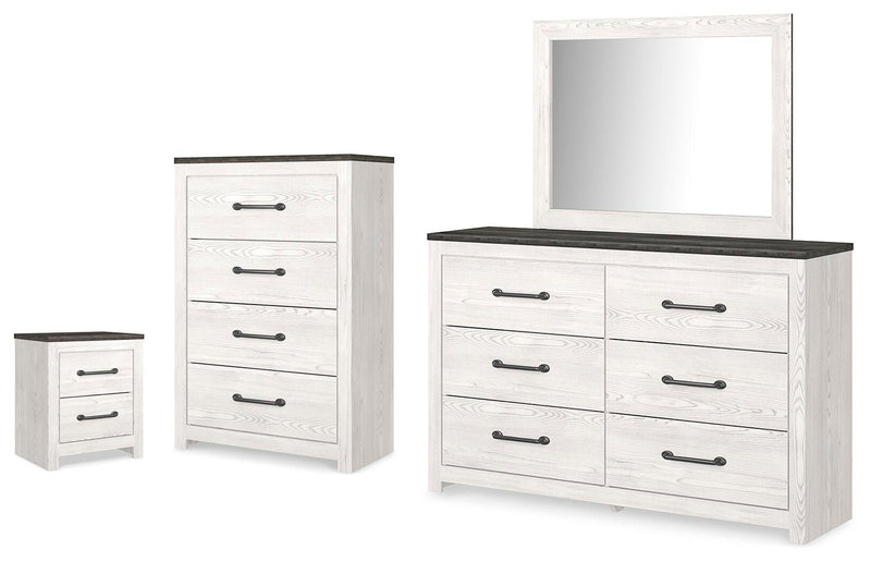 Gerridan Dresser, Mirror, Chest and Nightstand - B1190B40