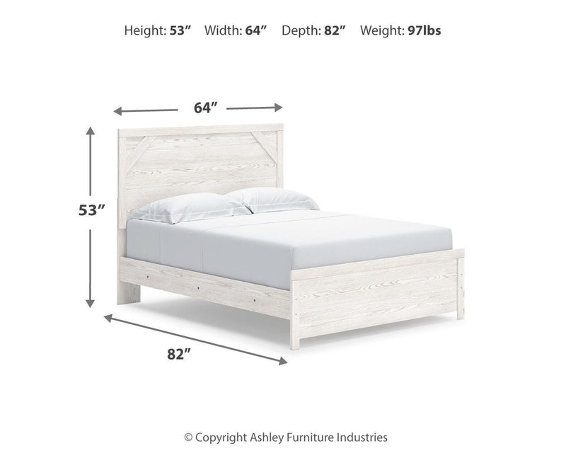 Gerridan Queen Panel Bed, Dresser and 2 Nightstands - B1190B38