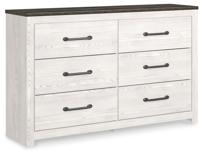 Gerridan Queen Panel Bed, Dresser and 2 Nightstands - B1190B38
