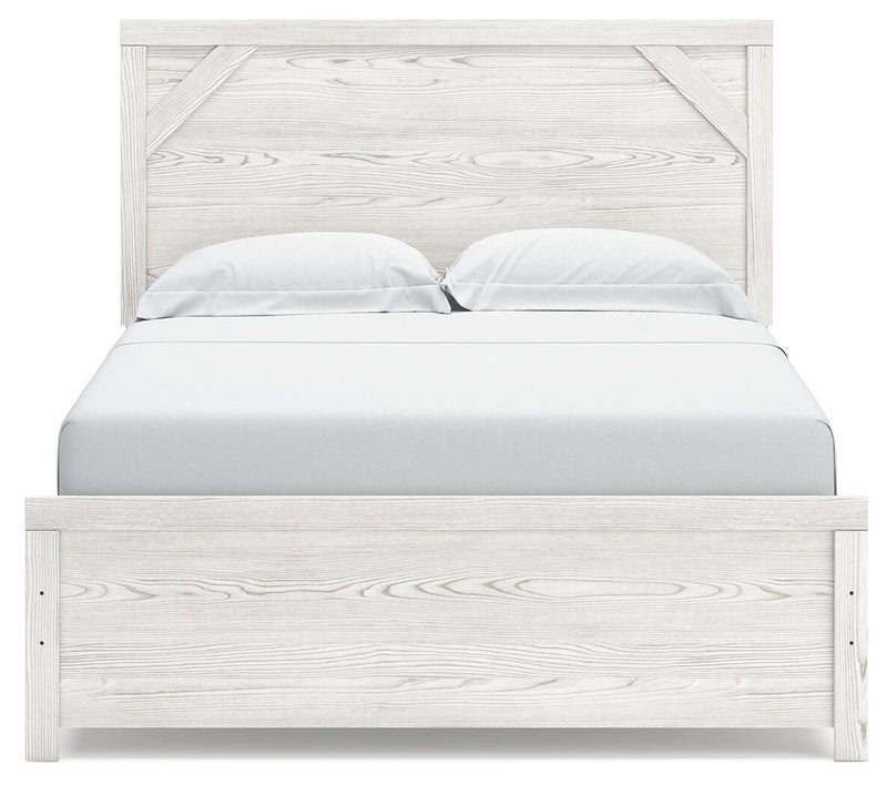 Gerridan Queen Panel Bed, Dresser, Mirror and 2 Nightstands - B1190B39