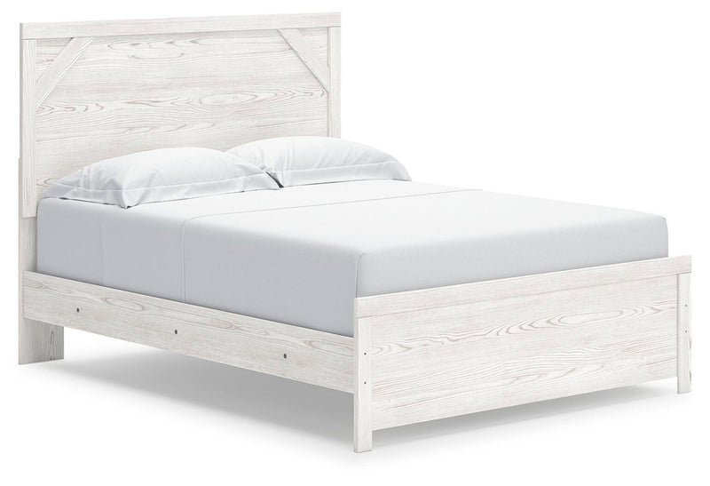 Gerridan Queen Panel Bed, Dresser, Mirror and 2 Nightstands - B1190B39