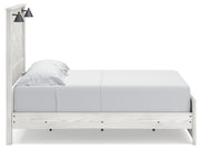 Gerridan Queen Panel Bed with 2 Nightstands in White/Gray - PKG019123