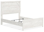 Gerridan White/Gray Full Panel Bed and Chest - B1190B36