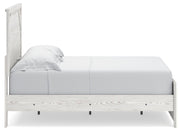 Gerridan White/Gray Full Panel Bed and Chest - B1190B36