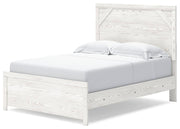 Gerridan White/Gray Full Panel Bed and Chest - B1190B36