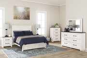 Gerridan White - Gray Full Panel Bed - Gate FurnitureFull Bed