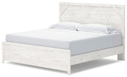 Gerridan White/Gray King Panel Bed, Dresser and 2 Nightstands - B1190B32