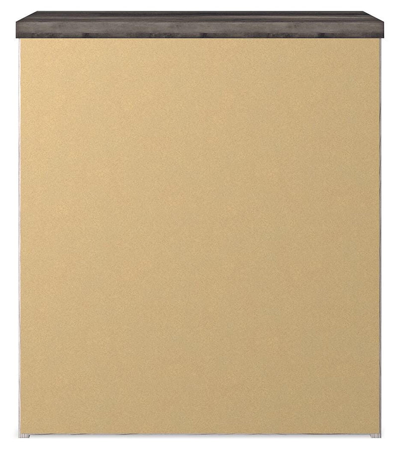 Gerridan White/Gray King Panel Bed, Dresser and 2 Nightstands - B1190B32