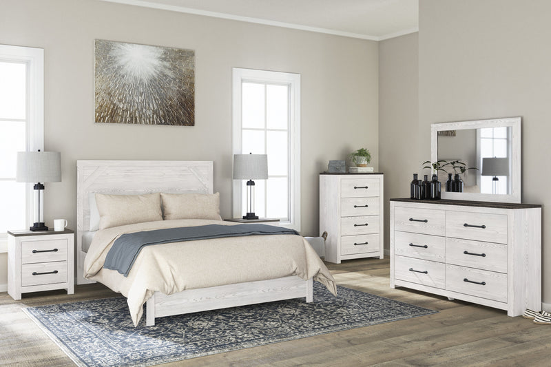 Gerridan White - Gray Panel Bedroom Set - Gate FurnitureBedroom Set
