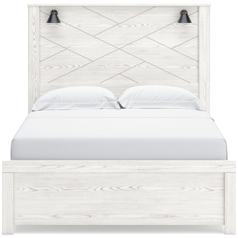 Gerridan White/Gray Queen Panel Bed, Dresser, Chest and Nightstand - B1190B26