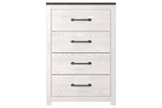 Gerridan White/Gray Chest of Drawers - Gate FurnitureChest