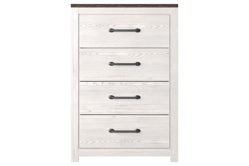 Gerridan White/Gray Chest of Drawers - Gate FurnitureChest