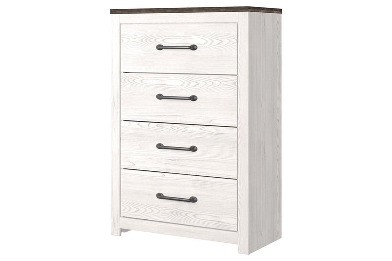 Gerridan White/Gray Chest of Drawers - Gate FurnitureChest