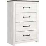 Gerridan White/Gray Chest of Drawers - Gate FurnitureChest