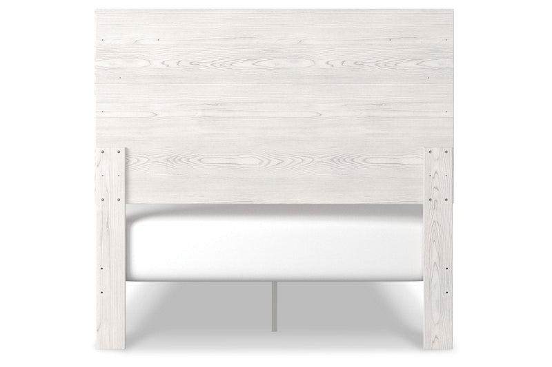Gerridan White/Gray Full Panel Bed - Gate FurnitureFull Bed