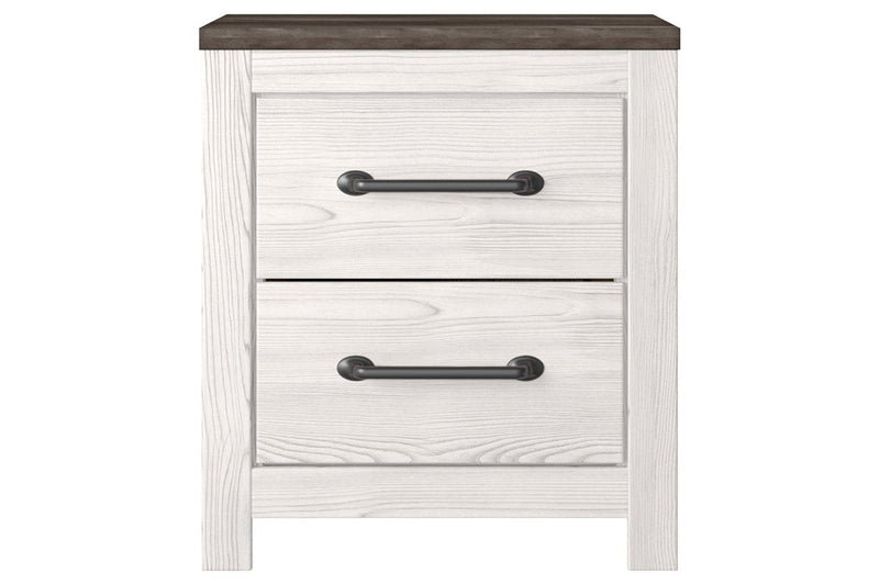 Gerridan White/Gray Nightstand - Gate FurnitureNightstand