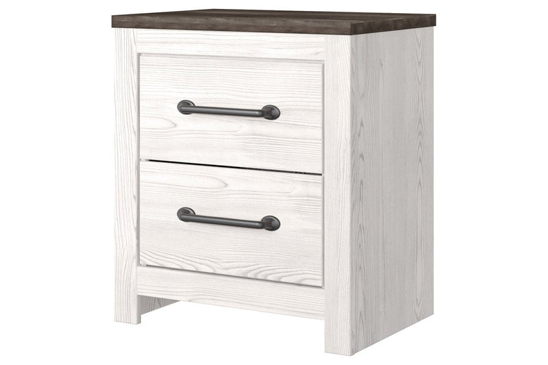 Gerridan White/Gray Nightstand - Gate FurnitureNightstand