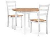 Gesthaven Dining Table and 2 Chairs - Gate FurnitureDining Room Set