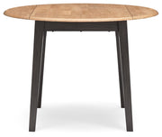 Gesthaven Dining Table and 2 Chairs in Natural/Brown - PKG019456