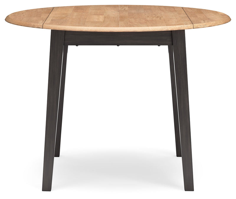 Gesthaven Dining Table and 2 Chairs in Natural/Brown - PKG019456