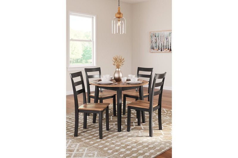 Gesthaven Dining Table and 4 Chairs - Gate FurnitureDining Room Set