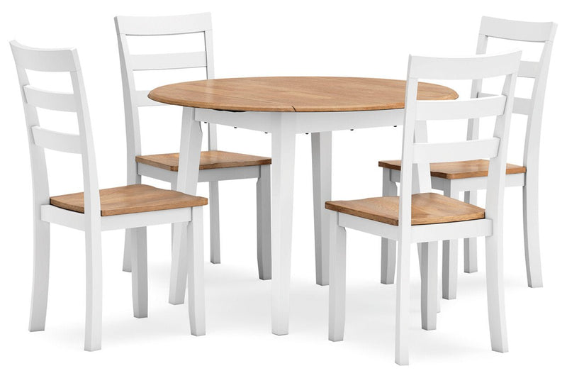 Gesthaven Dining Table and 4 Chairs - Gate FurnitureDining Room Set