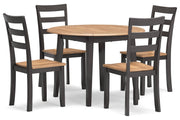 Gesthaven Dining Table and 4 Chairs - Gate FurnitureDining Room Set