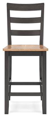 Gesthaven Natural/Brown Counter Height Barstool (Set of 2) - D396-124X2