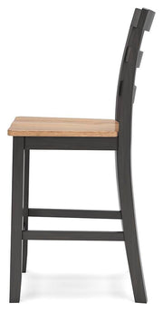 Gesthaven Natural/Brown Counter Height Barstool (Set of 2) - D396-124X2