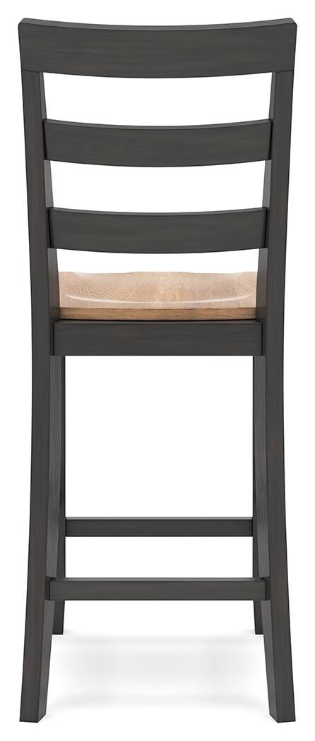 Gesthaven Natural/Brown Counter Height Barstool (Set of 2) - D396-124X2