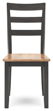 Gesthaven Natural/Brown Dining Chair (Set of 2) - D396-01X2