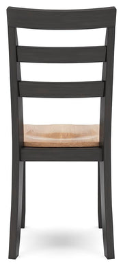 Gesthaven Natural/Brown Dining Chair (Set of 2) - D396-01X2