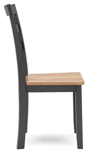 Gesthaven Natural/Brown Dining Chair (Set of 2) - D396-01X2