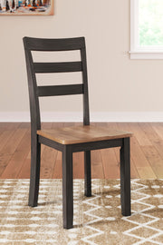 Gesthaven Natural/Brown Dining Chair (Set of 2) - D396-01X2
