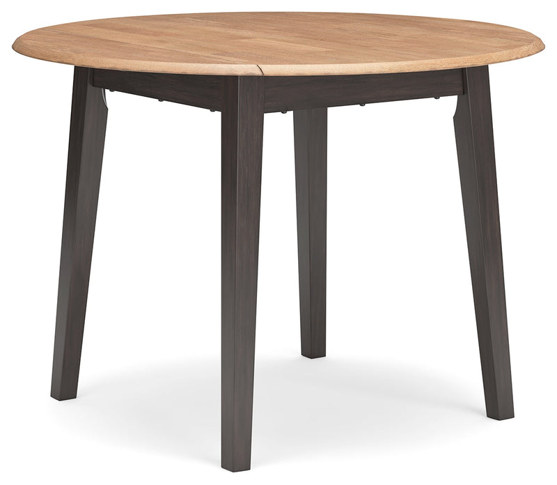Gesthaven Natural/Brown Dining Drop Leaf Table - D396-15