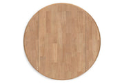Gesthaven Natural/Blue Dining Table and 2 Chairs - Gate FurnitureDining Room Set