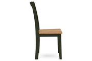 Gesthaven Natural/Green Dining Table and 2 Chairs - Gate FurnitureDining Room Set