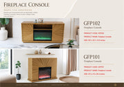 GFP101 GOLDEN LEAF FIREPLACE - 210000007817