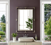 Ghost Acrylic And Metal Frame Mirror in Chrome - 452-M