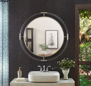 Ghost Acrylic And Metal Frame Mirror in Chrome - 454-M