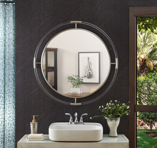 Ghost Acrylic And Metal Frame Mirror in Chrome - 454-M