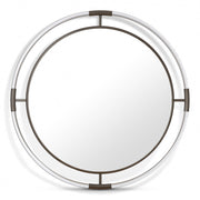 Ghost Acrylic And Metal Frame Mirror in Chrome - 454-M