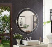 Ghost Acrylic And Metal Frame Mirror in Chrome - 454-M